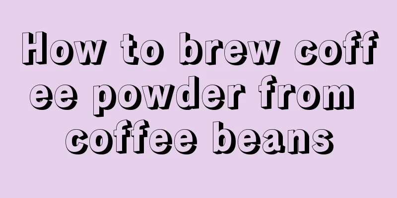 How to brew coffee powder from coffee beans