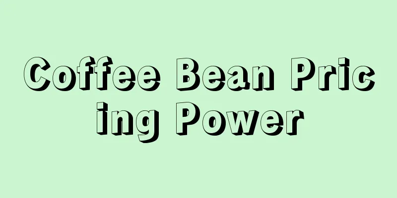 Coffee Bean Pricing Power