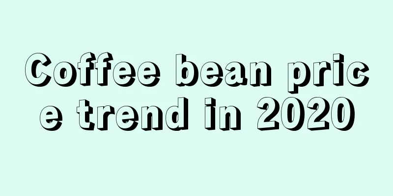 Coffee bean price trend in 2020