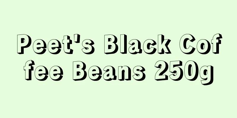 Peet's Black Coffee Beans 250g