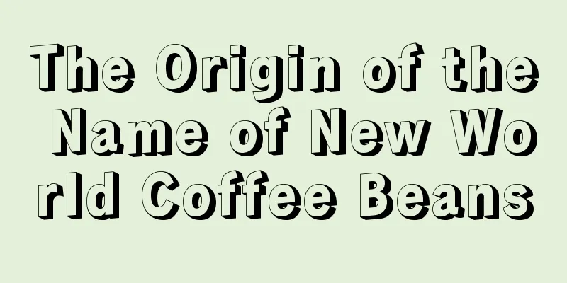 The Origin of the Name of New World Coffee Beans