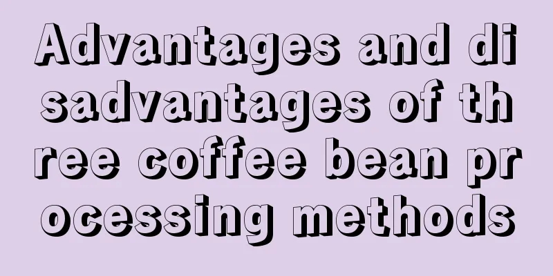 Advantages and disadvantages of three coffee bean processing methods