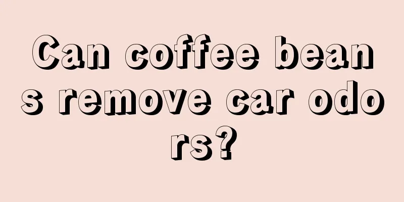 Can coffee beans remove car odors?