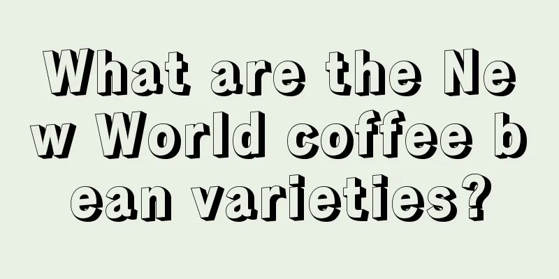 What are the New World coffee bean varieties?