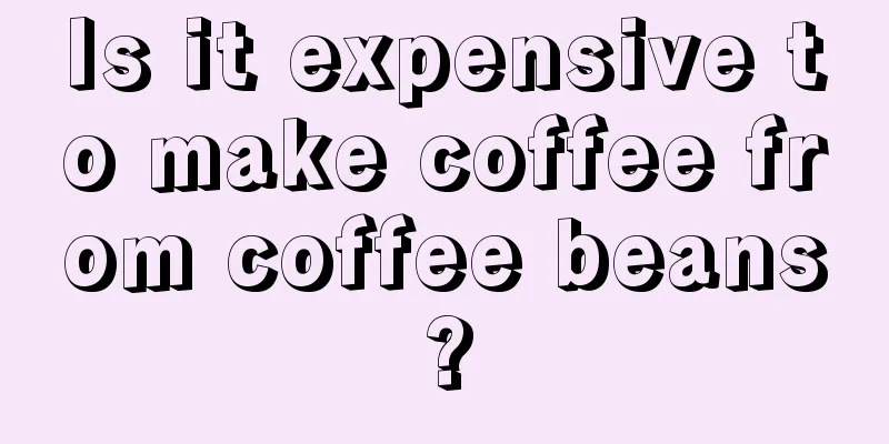 Is it expensive to make coffee from coffee beans?