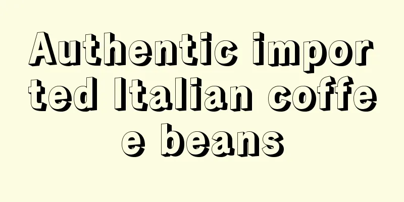 Authentic imported Italian coffee beans