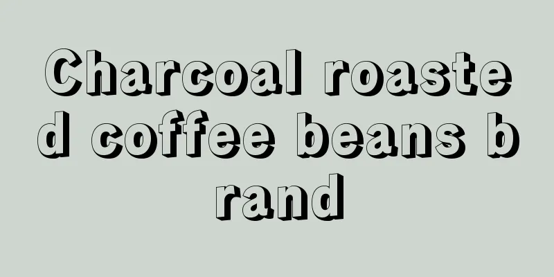 Charcoal roasted coffee beans brand