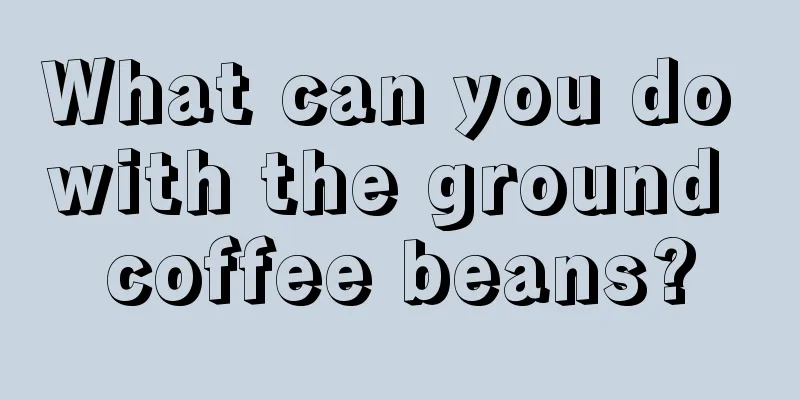 What can you do with the ground coffee beans?