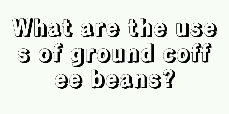 What are the uses of ground coffee beans?