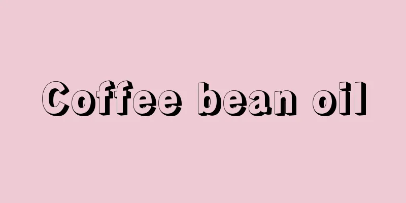 Coffee bean oil