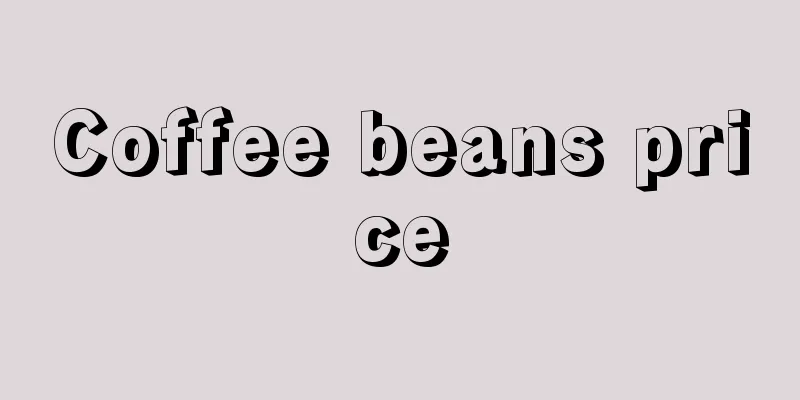 Coffee beans price