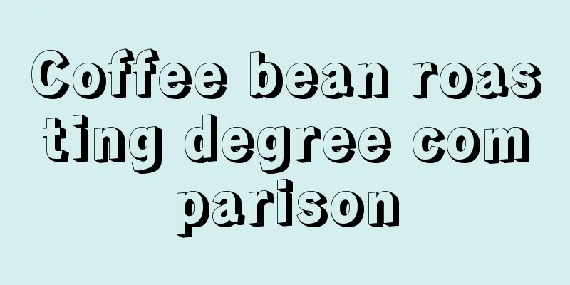 Coffee bean roasting degree comparison