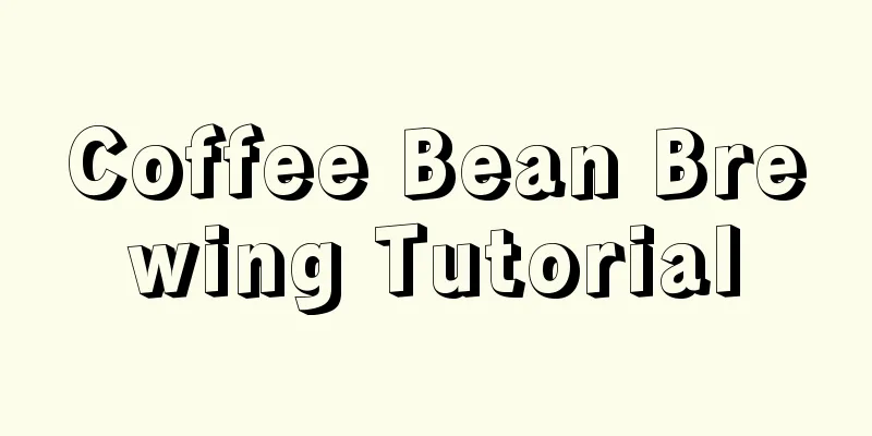 Coffee Bean Brewing Tutorial