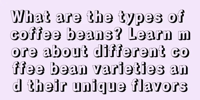 What are the types of coffee beans? Learn more about different coffee bean varieties and their unique flavors