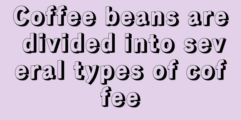 Coffee beans are divided into several types of coffee