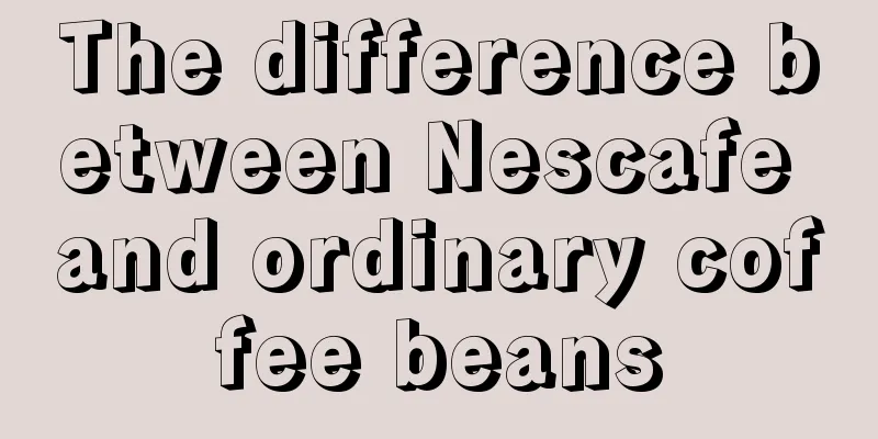 The difference between Nescafe and ordinary coffee beans