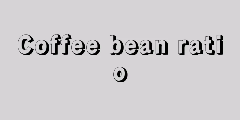 Coffee bean ratio