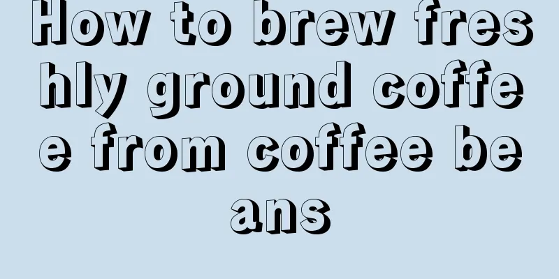 How to brew freshly ground coffee from coffee beans