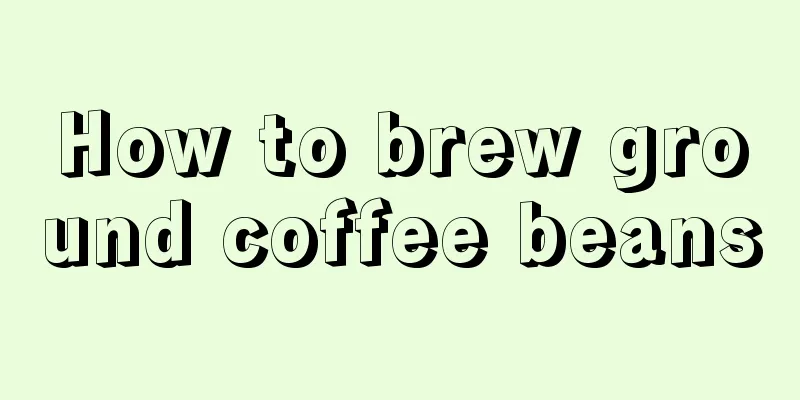 How to brew ground coffee beans