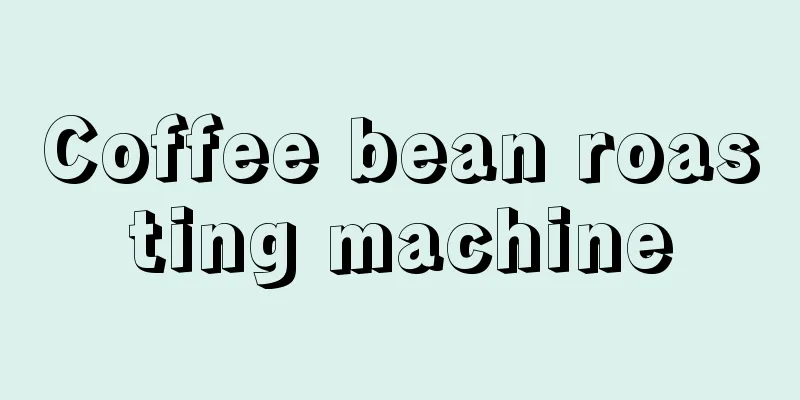 Coffee bean roasting machine