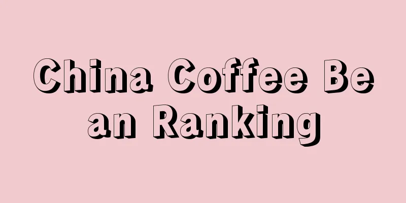 China Coffee Bean Ranking