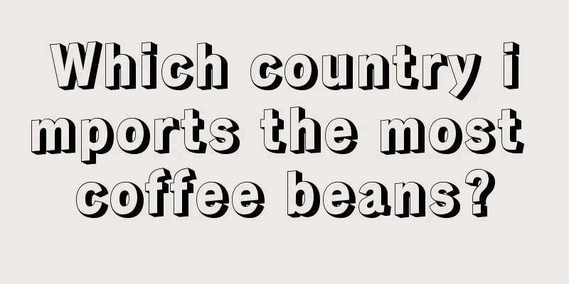 Which country imports the most coffee beans?