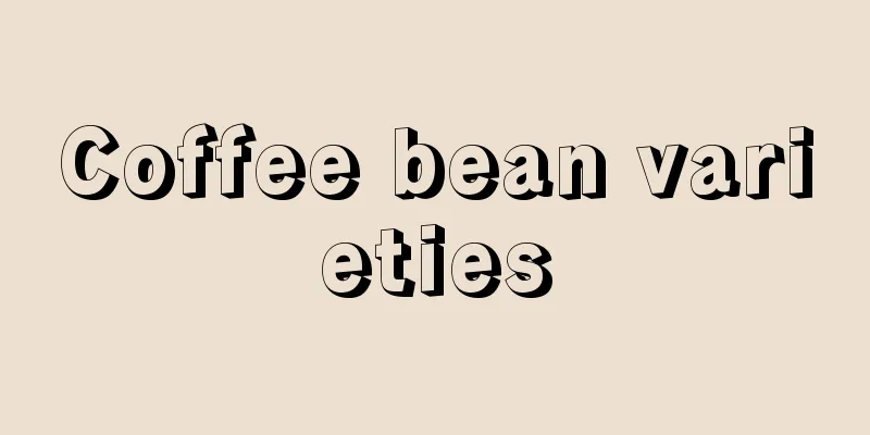 Coffee bean varieties