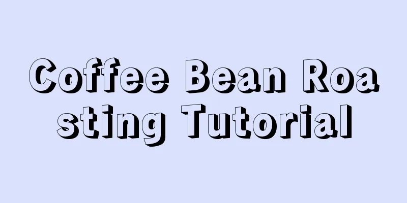 Coffee Bean Roasting Tutorial