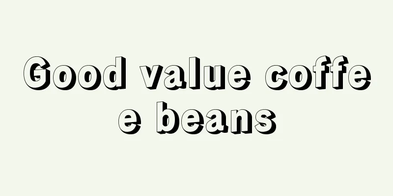 Good value coffee beans