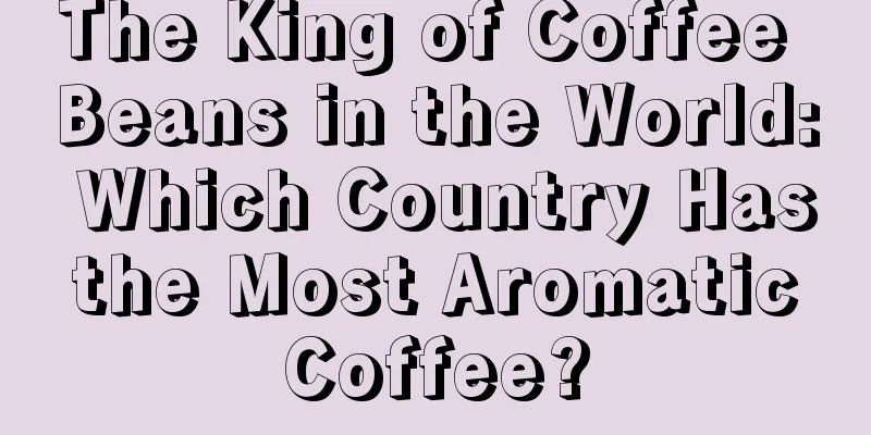 The King of Coffee Beans in the World: Which Country Has the Most Aromatic Coffee?