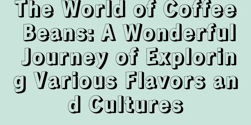 The World of Coffee Beans: A Wonderful Journey of Exploring Various Flavors and Cultures