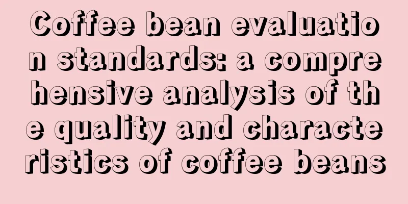 Coffee bean evaluation standards: a comprehensive analysis of the quality and characteristics of coffee beans