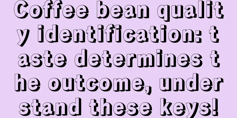 Coffee bean quality identification: taste determines the outcome, understand these keys!