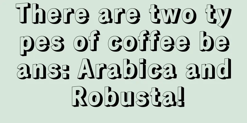 There are two types of coffee beans: Arabica and Robusta!