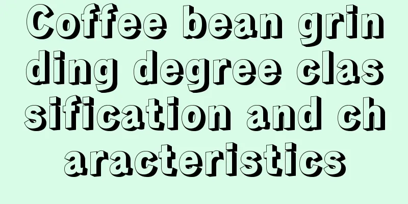 Coffee bean grinding degree classification and characteristics