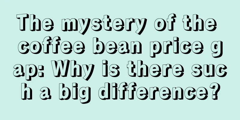 The mystery of the coffee bean price gap: Why is there such a big difference?