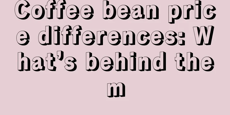 Coffee bean price differences: What’s behind them