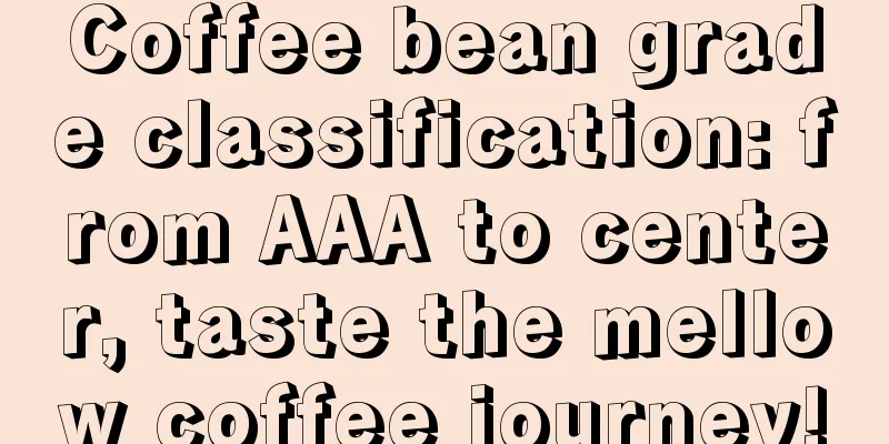 Coffee bean grade classification: from AAA to center, taste the mellow coffee journey!