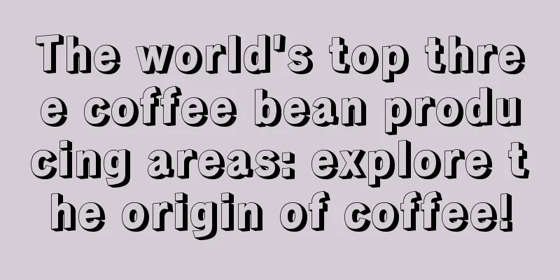 The world's top three coffee bean producing areas: explore the origin of coffee!