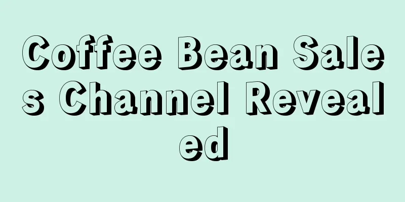 Coffee Bean Sales Channel Revealed