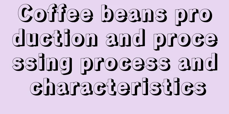 Coffee beans production and processing process and characteristics