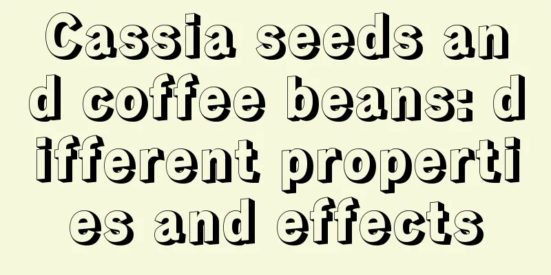 Cassia seeds and coffee beans: different properties and effects