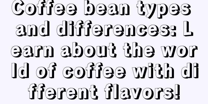 Coffee bean types and differences: Learn about the world of coffee with different flavors!