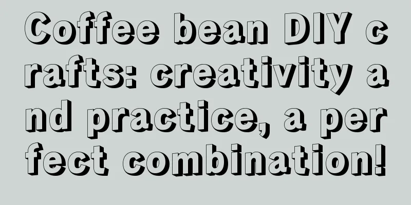 Coffee bean DIY crafts: creativity and practice, a perfect combination!