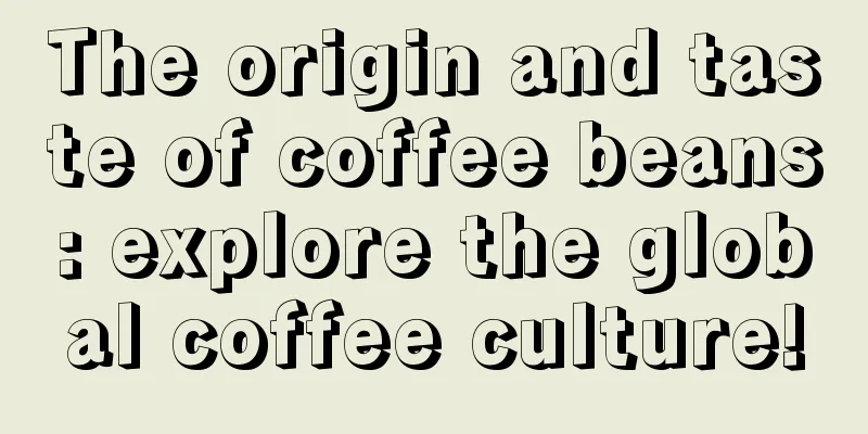 The origin and taste of coffee beans: explore the global coffee culture!