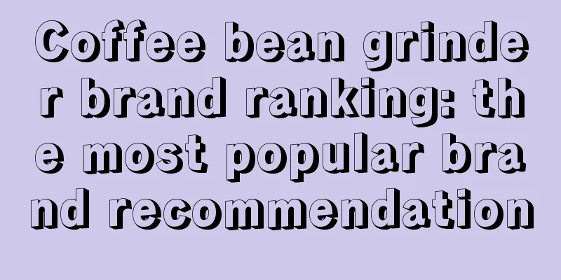 Coffee bean grinder brand ranking: the most popular brand recommendation