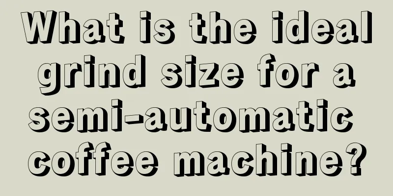 What is the ideal grind size for a semi-automatic coffee machine?