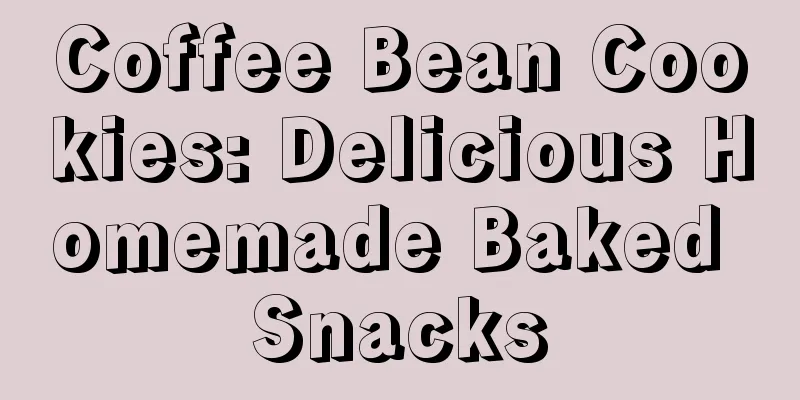 Coffee Bean Cookies: Delicious Homemade Baked Snacks