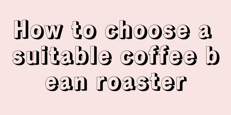 How to choose a suitable coffee bean roaster