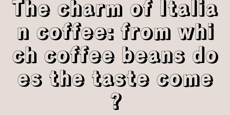 The charm of Italian coffee: from which coffee beans does the taste come?